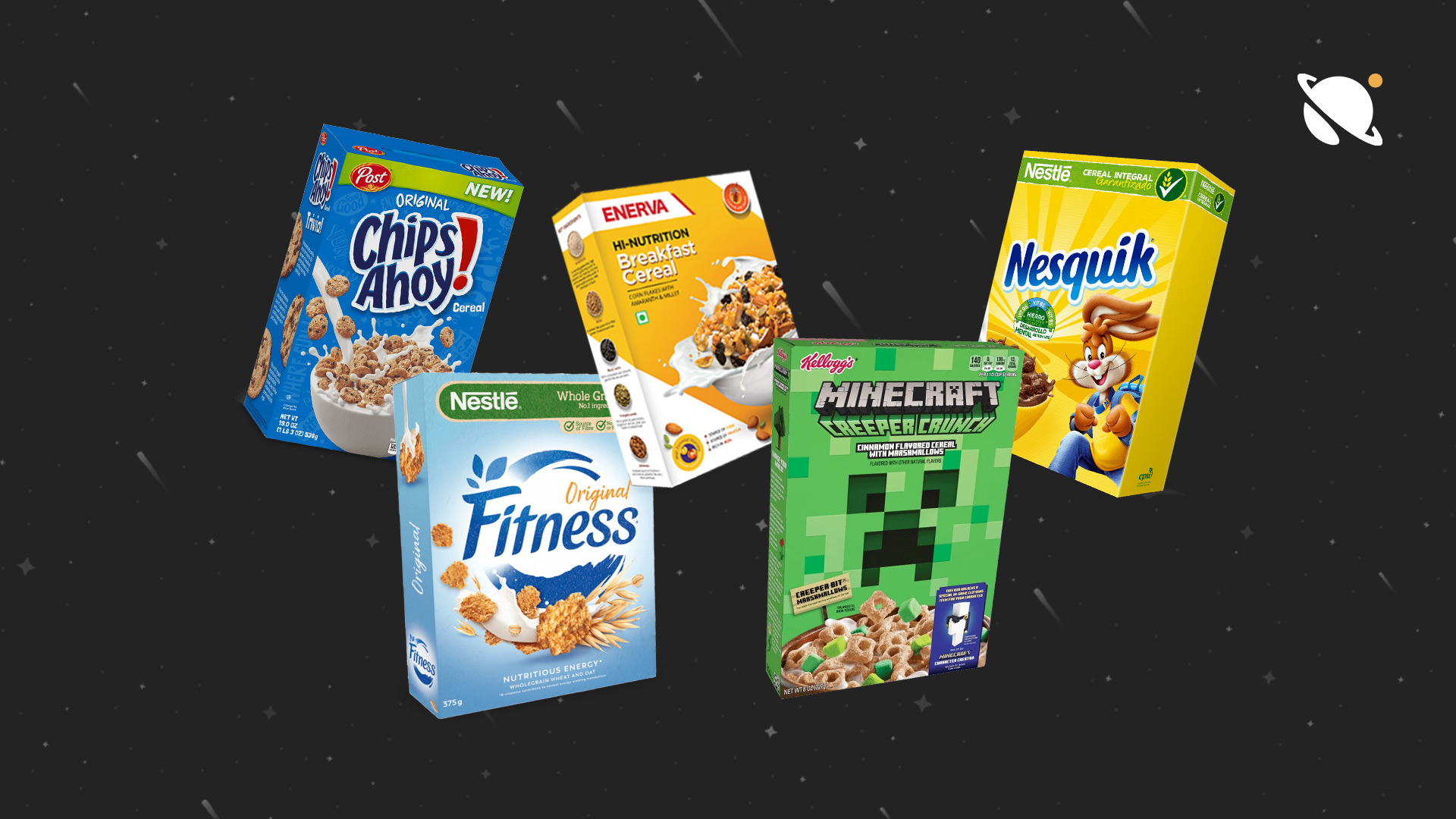 Different cereal box designs